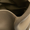 Burberry House Check Trimmed Leather Horn Toggle Tote Secondhand