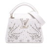 Louis Vuitton Calfskin Floral Embroidered Mini Capucines Secondhand