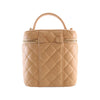 Chanel CC Quilted Lambskin Top Handle Vanity Case with Chain Secondhand