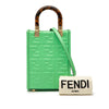 Fendi Mini Zucca Embossed Leather Sunshine Shopper Tote Secondhand