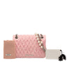 Miu Miu Matelasse Tweed Faux Pearl Chain Shoulder Bag Secondhand