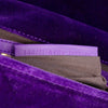 Fendi Large Zucca Embossed Velvet Baguette Satchel Secondhand