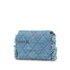 Chanel Mini Denim Mood Clutch with Chain Secondhand