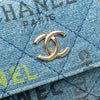 Chanel Mini Denim Mood Clutch with Chain Secondhand