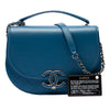 Chanel Medium Shiny Calfskin and Quilted Goatskin Coco Curve Flap Secondhand