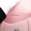 Balenciaga Nano Croc Embossed Hourglass Top Handle Bag Secondhand