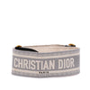 Dior Embroidered Canvas Logo Bag Strap Secondhand
