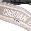 Dior Embroidered Canvas Logo Bag Strap Secondhand