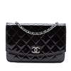 Chanel CC Quilted Patent Brilliant Wallet On Chain Secondhand