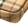 Secondhand Burberry Haymarket Check Coated Canvas Clutch