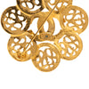 Chanel CC Gold Plated Flower Pin Brooch Secondhand