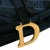Dior Canvas Embroidered Camouflage Saddle Bag Secondhand