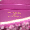 Chanel Mini CC Quilted Tweed Clutch With Chain Secondhand
