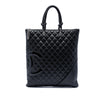 Chanel Quilted Lambskin Cambon Ligne Flat Tote Secondhand