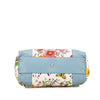 Secondhand Gucci Small Canvas Flora Bamboo Shopper Satchel