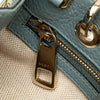 Secondhand Gucci Small Canvas Flora Bamboo Shopper Satchel