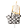 Chanel Printed Canvas Gingham Weekender Tote Secondhand