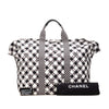 Chanel Printed Canvas Gingham Weekender Tote Secondhand