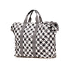 Chanel Printed Canvas Gingham Weekender Tote Secondhand