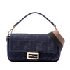 Fendi Zucca Embroidered Canvas Baguette Satchel Secondhand
