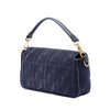 Fendi Zucca Embroidered Canvas Baguette Satchel Secondhand