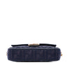 Fendi Zucca Embroidered Canvas Baguette Satchel Secondhand
