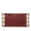 Burberry House Check Canvas Satchel Secondhand