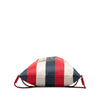 Gucci Canvas Sylvie Stripe Logo Drawstring Backpack Secondhand