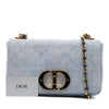 Dior Medium Denim Macrocannage Caro Bag Secondhand