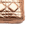 Dior Mini Metallic Crinkled Calfskin Cannage Lady Dior Secondhand