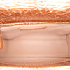 Dior Mini Metallic Crinkled Calfskin Cannage Lady Dior Secondhand
