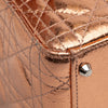 Dior Mini Metallic Crinkled Calfskin Cannage Lady Dior Secondhand