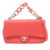 Chanel Small Quilted Lambskin Elegant Chain Single Flap Secondhand