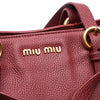 Secondhand Miu Miu Large Vitello Daino Convertible Shopper Tote