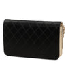 Chanel Bicolor Satin Diamond Stitch Wallet On Chain Secondhand