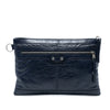 Balenciaga Lambskin Motocross Classic Clip M Clutch Secondhand