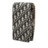 Dior Oblique Canvas Vertical Saddle Pouch Secondhand