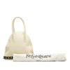 Saint Laurent Leather Dome Diamond Cut Handbag Secondhand