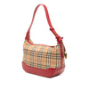 Burberry Haymarket Check Canvas Shoulder Bag Secondhand