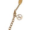 Secondhand Louis Vuitton Gold Plated Locky Pendant Necklace