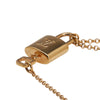 Secondhand Louis Vuitton Gold Plated Locky Pendant Necklace