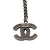 Chanel CC Brass and Strass Swing Push Back Earrings Secondhand