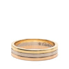 Secondhand Cartier 18K Tricolor Gold Vendome Louis Cartier Wedding Band