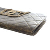 Chanel Metallic Lambskin CC Chain Fringe Clutch Secondhand