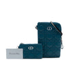 Dior Supple Calfskin Cannage Caro Multifunctional Pouch Secondhand