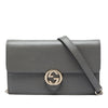 Gucci Dollar Calfskin Interlocking G Wallet on Chain Secondhand