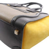 Celine Micro Tricolor Leather Luggage Tote Secondhand