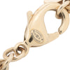 Chanel Gold Plated Heart Logo Rhinestone Necklace Secondhand