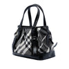 Burberry Beat Check Nylon Lowry Satchel Secondhand