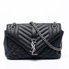 Saint Laurent Medium Sheepskin Triquilt Monogram College Bag Secondhand